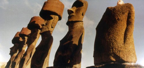 Easter Island image Nick Waplington book Other Edens 1994