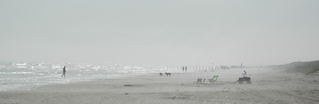 "Beach Chair" from Heidi Straube "I Dream of Galveston Collection" now at the Vermont Center for Photography.